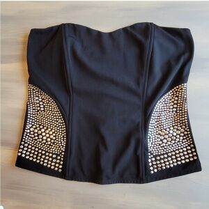 *Copy* Ashley Stewart black strapless top